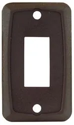 1 Pk Single Switch Plate Brown