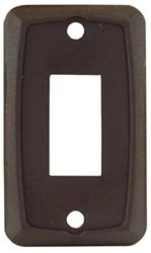 1 Pk Single Switch Plate Brown