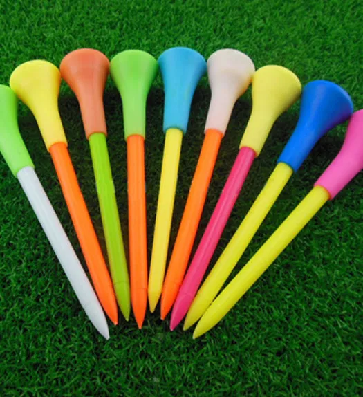 1000 Plastic & Rubber Cushion Top Golf Tees 83mm