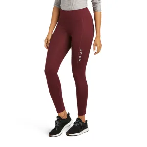 10037440 Ariat Women's TEK Tight Windsor Embossed Wine