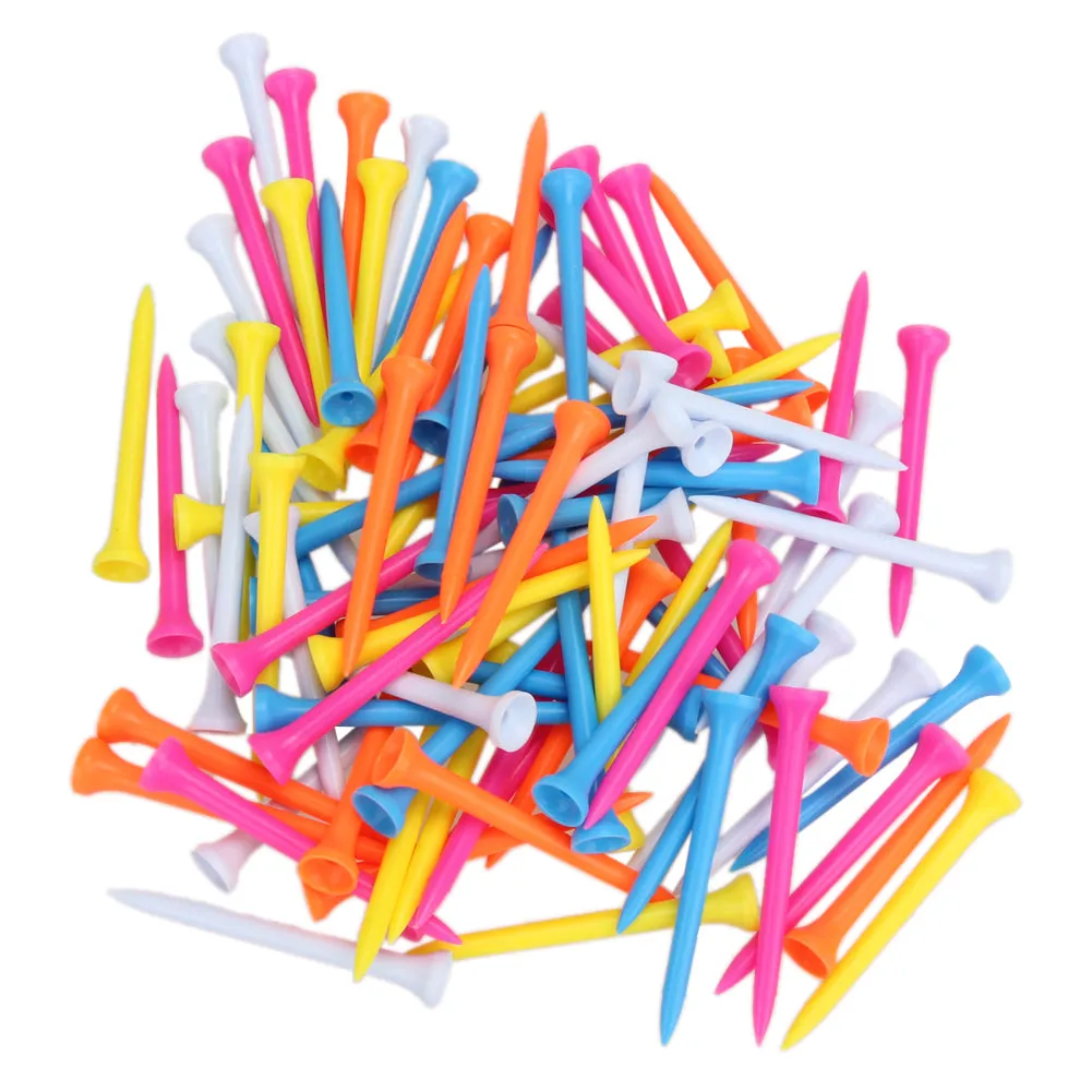 100Pc Set Plastic Golf Tees