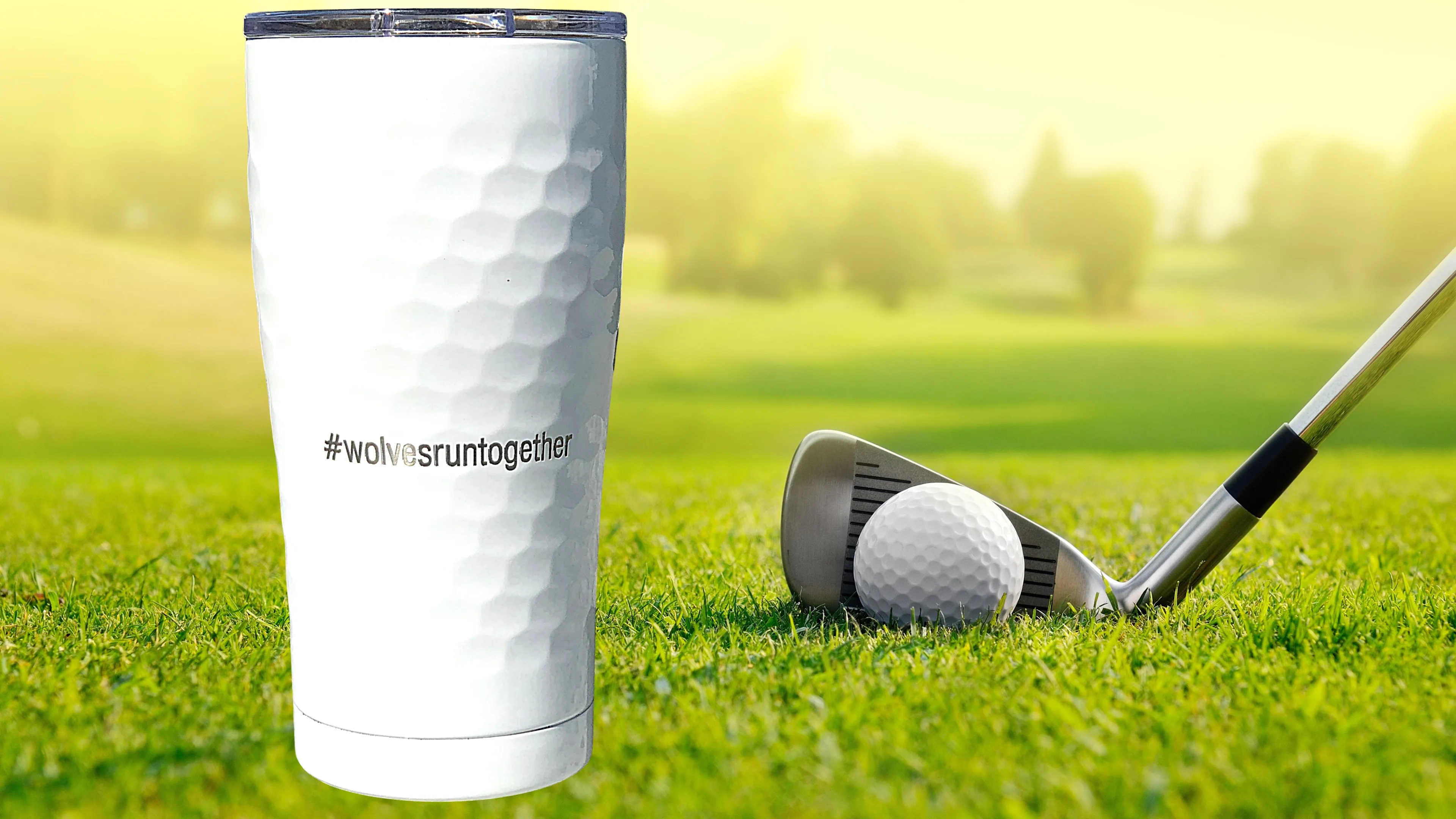 20 oz. and 30 oz. Dimpled Golf Tumbler