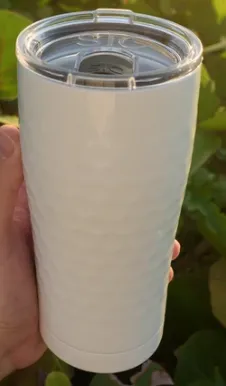 20 oz. and 30 oz. Dimpled Golf Tumbler