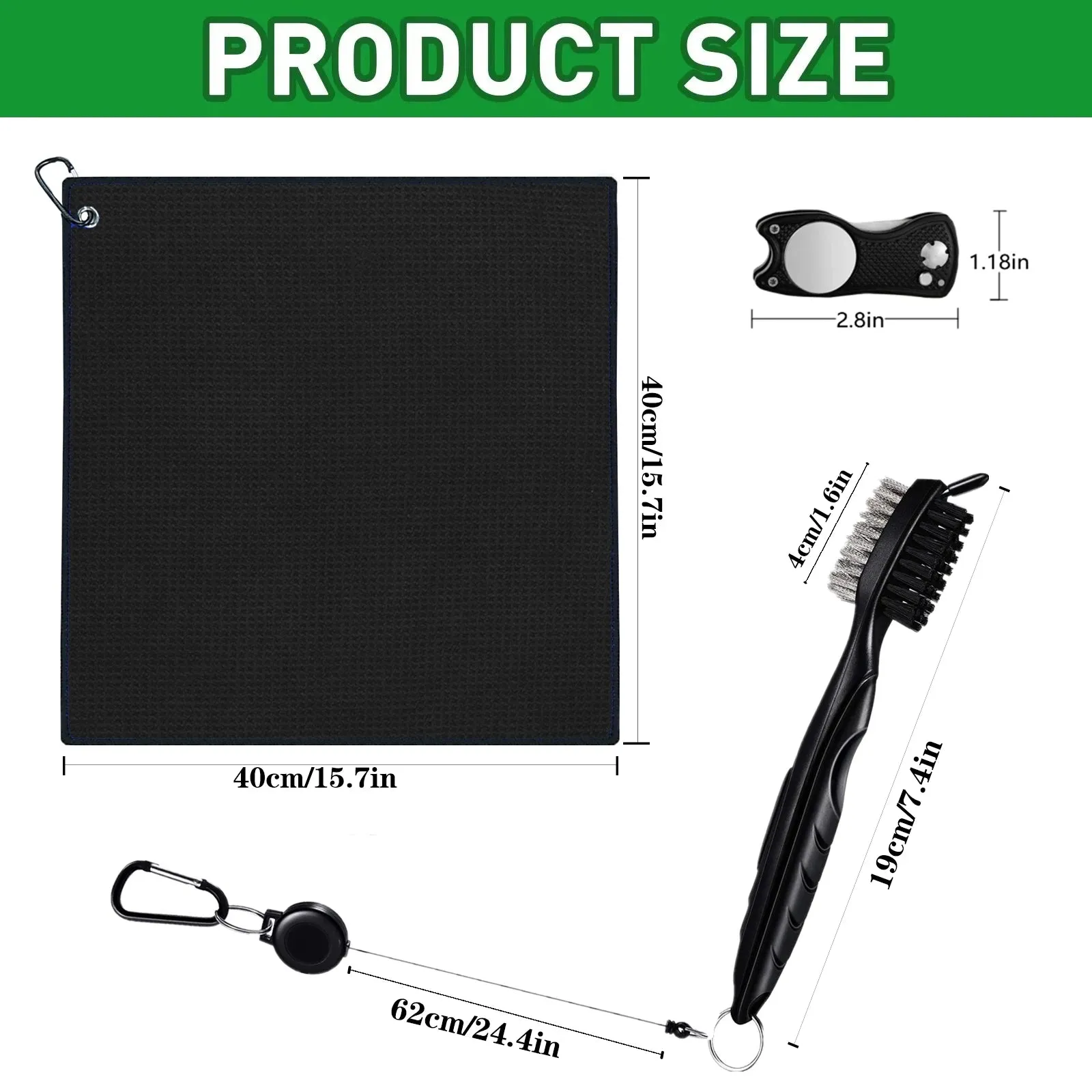 3 PIECE GOLF ACCESSORY KIT