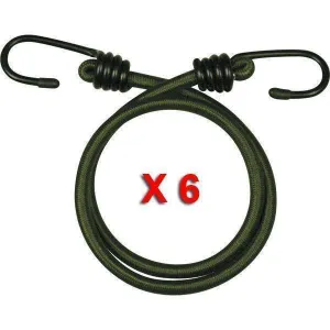 30" Olive Elastic Bungees