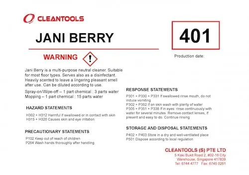 401 JANI BERRY 20L