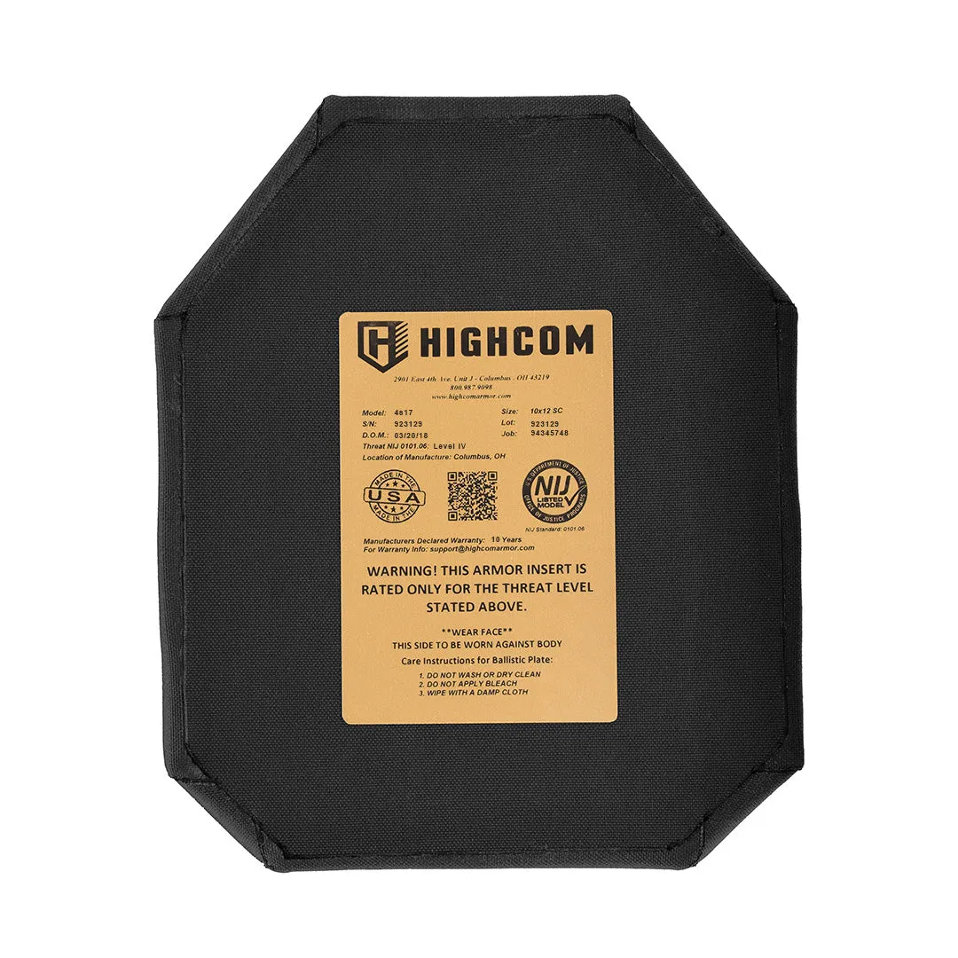 4s17 Level IV Stand Alone Armor Plates