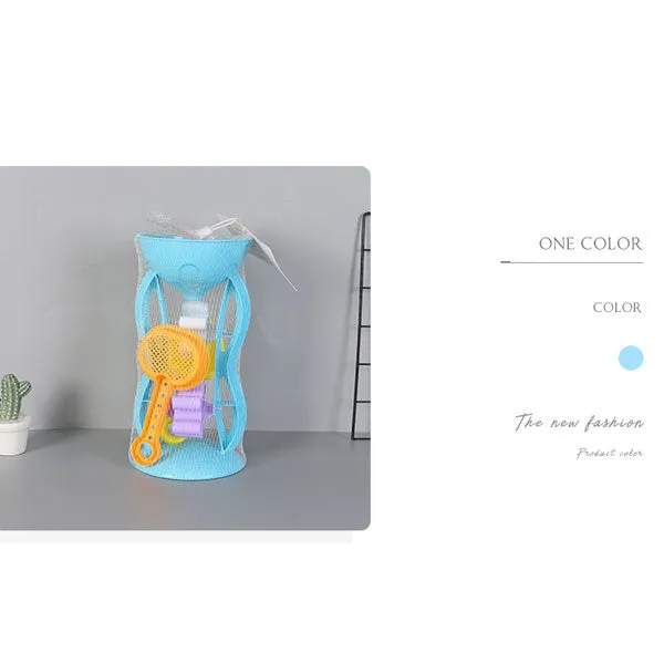 5-in-1 Blue Sand Clock Beach Toy Set For Kids And Deliciated Life And Rich Color With Soft And Comfortable Packaging