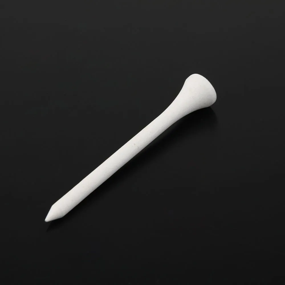 500 - White Wood / WOODEN GOLF TEES 83 mm
