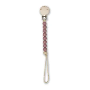 Abel pacifier strap - Plum