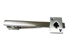 Ace of Spades Square Tie Clip