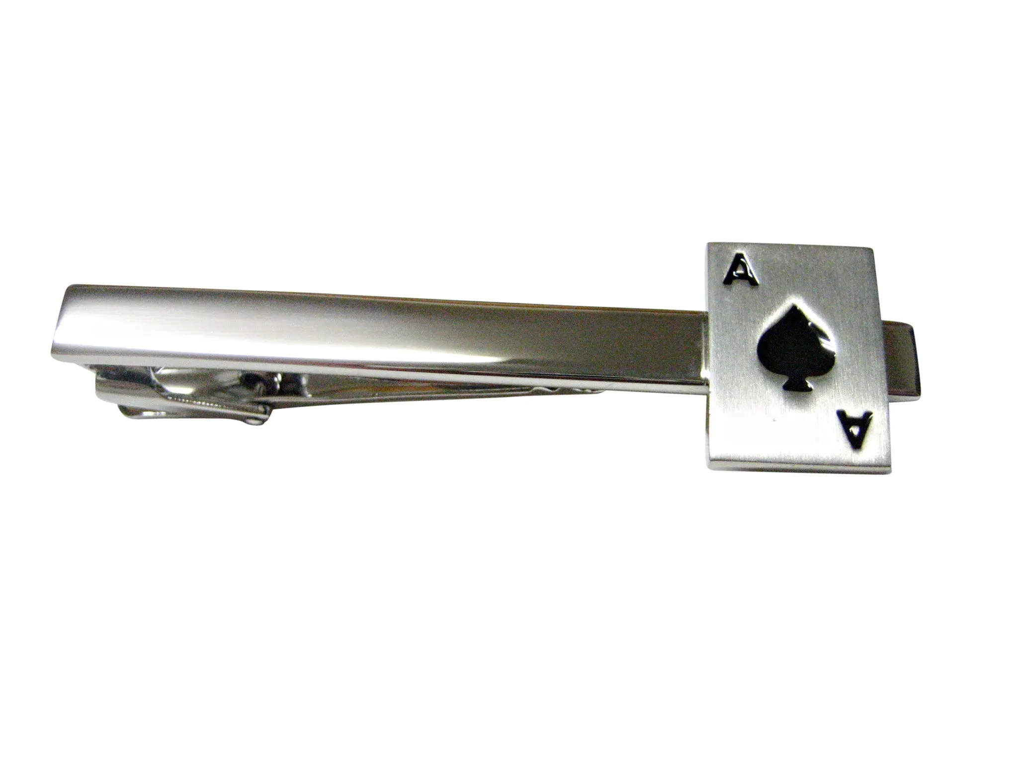 Ace of Spades Square Tie Clip