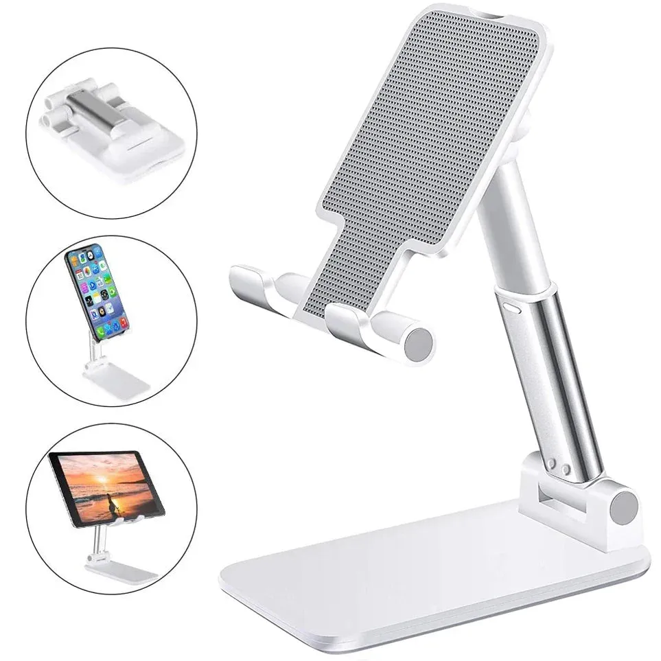 Adjustable Desk Mobile Phone Holder Stand for iPhone, iPad, Xiaomi