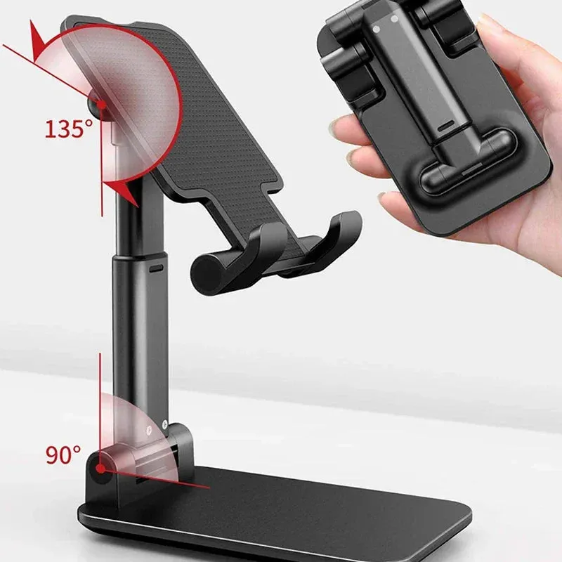 Adjustable Desk Mobile Phone Holder Stand for iPhone, iPad, Xiaomi