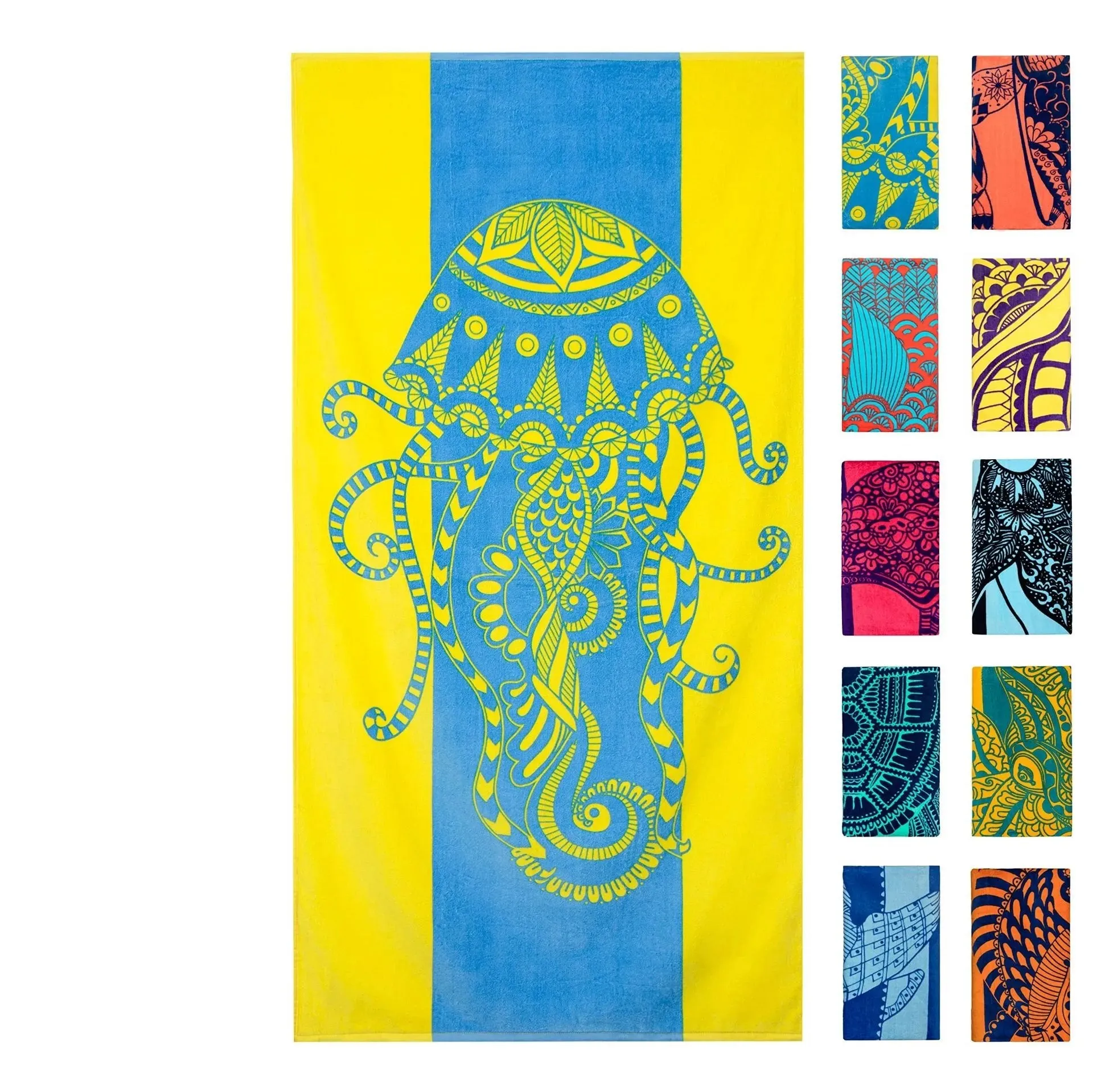 Adorable Turtle Beach Towel: Quick-Drying, Sand-Free, Super Absorbent