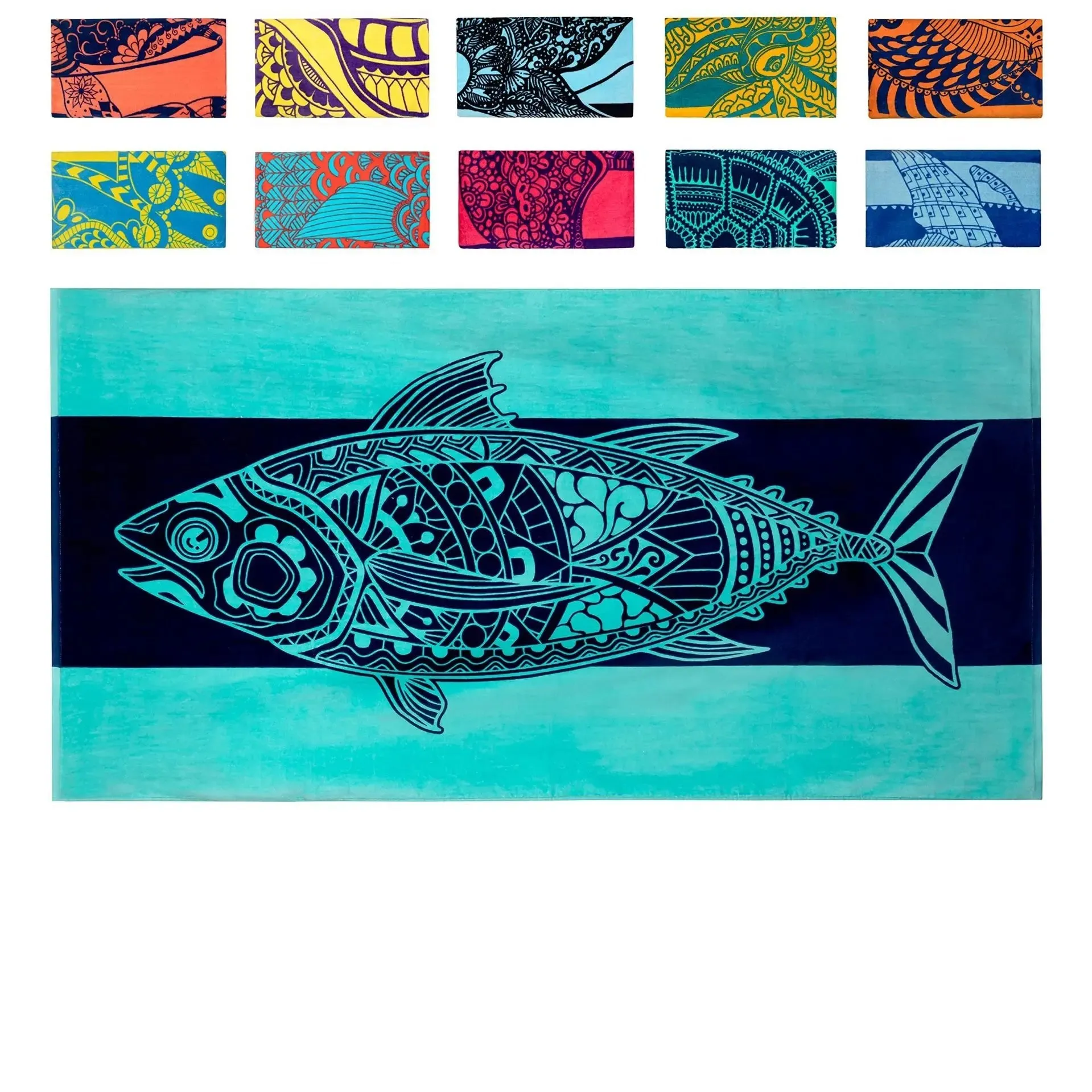 Adorable Turtle Beach Towel: Quick-Drying, Sand-Free, Super Absorbent