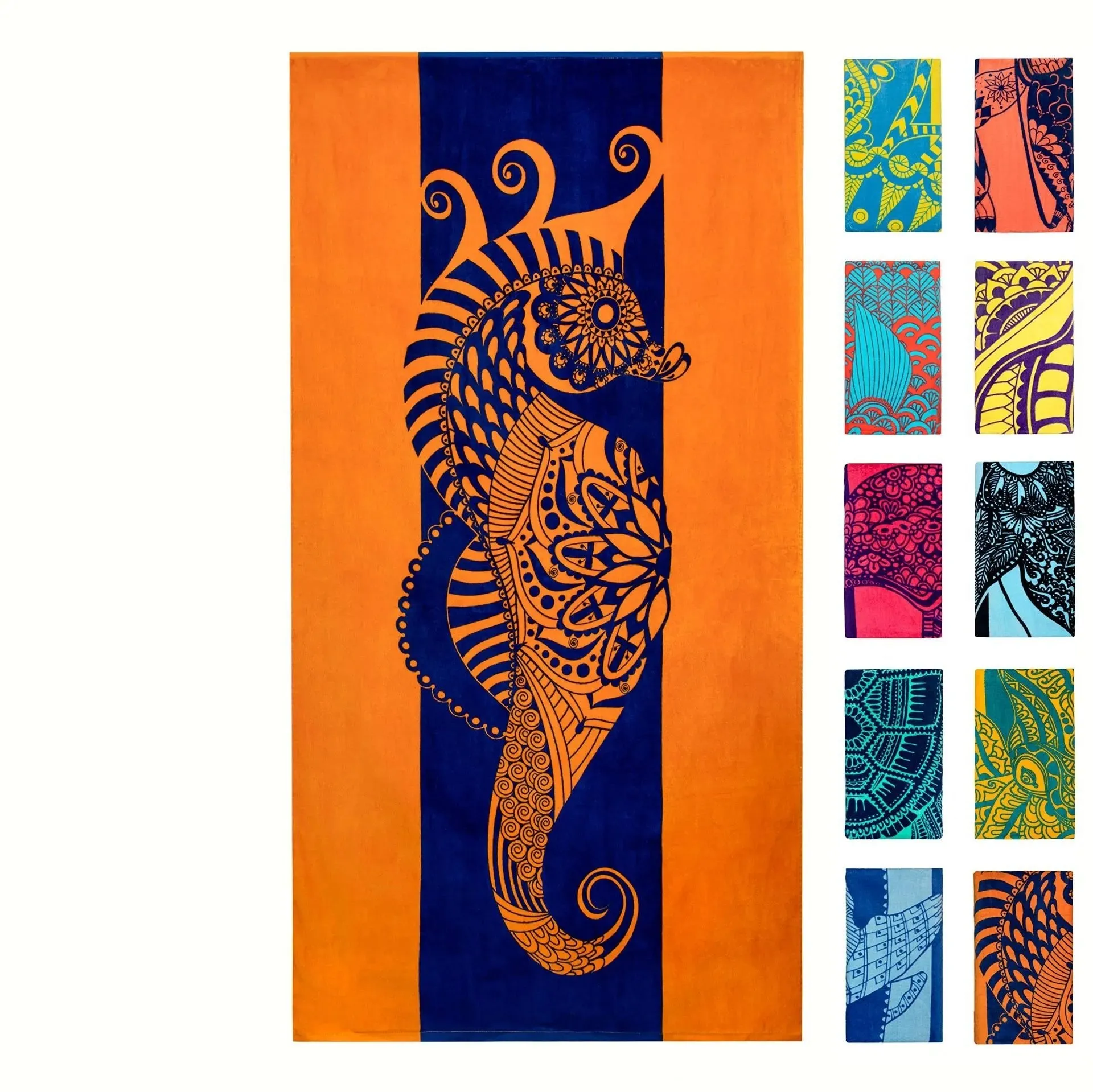 Adorable Turtle Beach Towel: Quick-Drying, Sand-Free, Super Absorbent