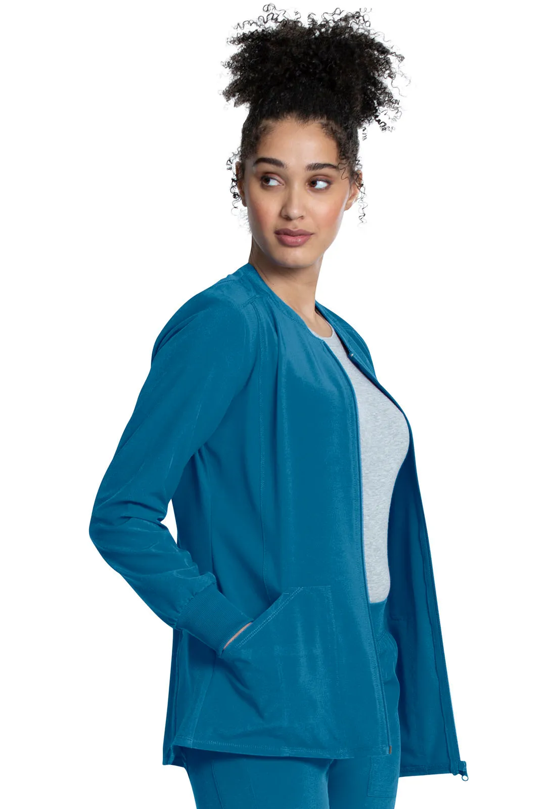 Allura CKA384 Zip Front Jacket Caribbean Blue