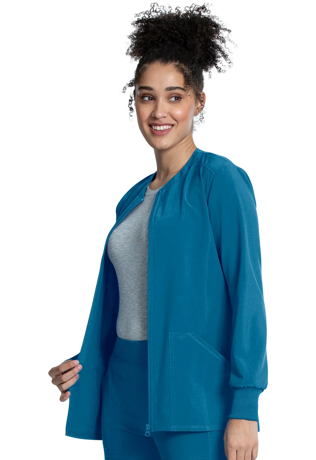 Allura CKA384 Zip Front Jacket Caribbean Blue