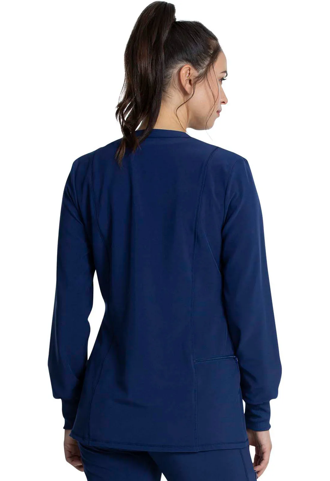 Allura CKA384 Zip Front Jacket Navy