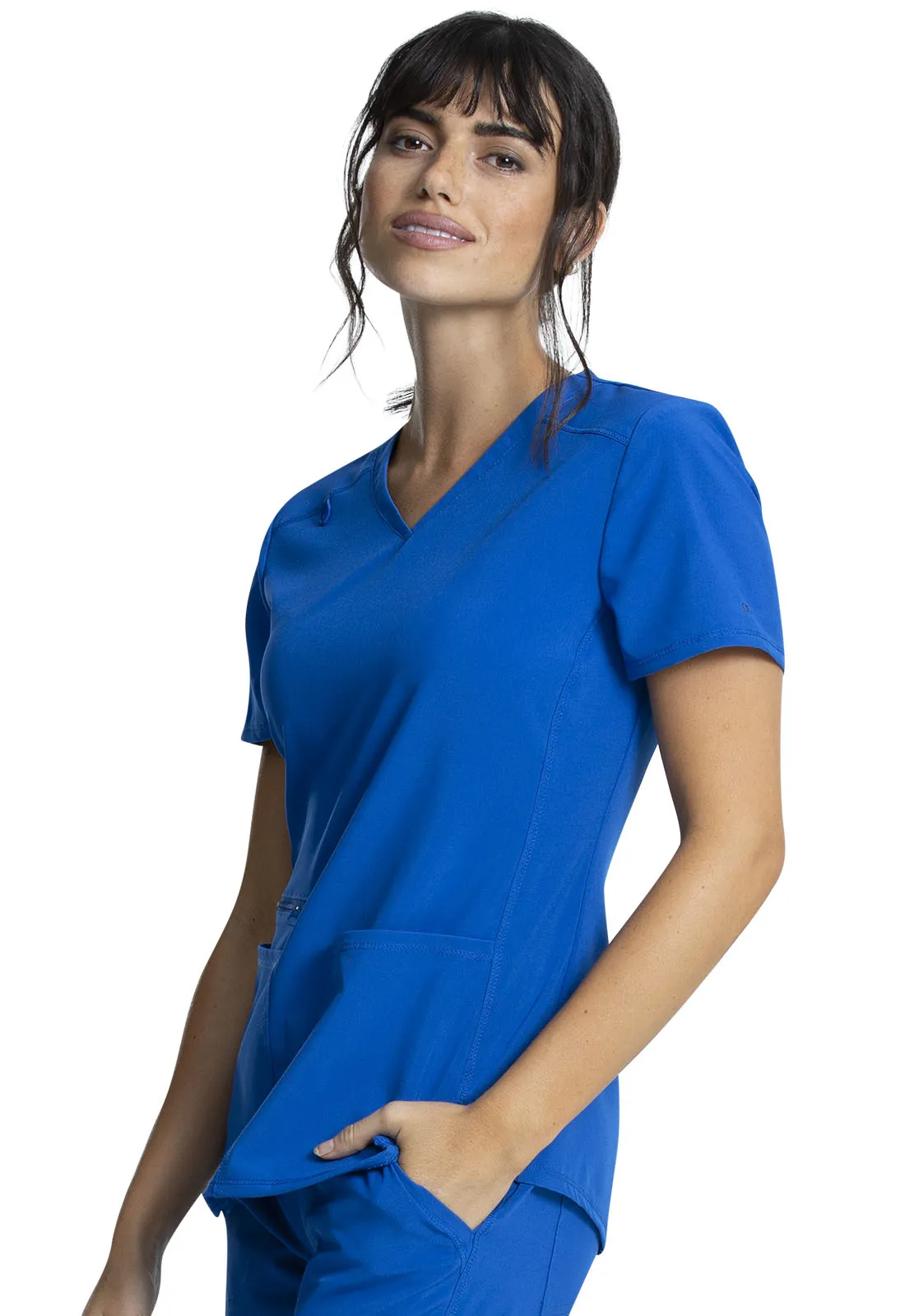 Allura CKA685 V-Neck Top Royal