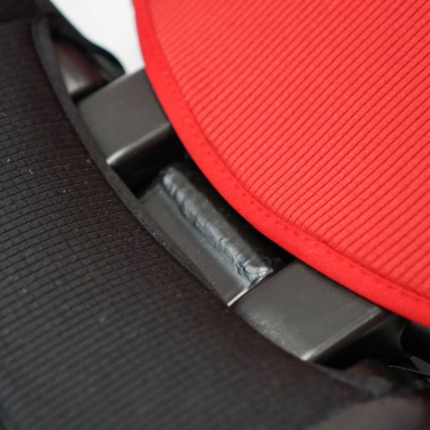 Anzen Portable Child Safety Booster Car Seat 2 Layer Impact Protection 4-12yrs(Black/Red)- Highback and Backless 15kg to 36kg