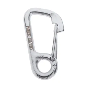 ATORSE Stainless Steel Snap Spring Buckle Hook BCD Finger Spool Dive Safety Clip