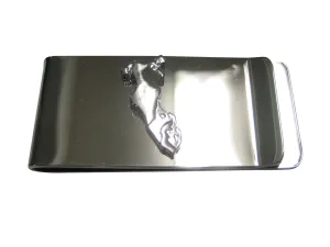 Bahrain Map Shape Money Clip