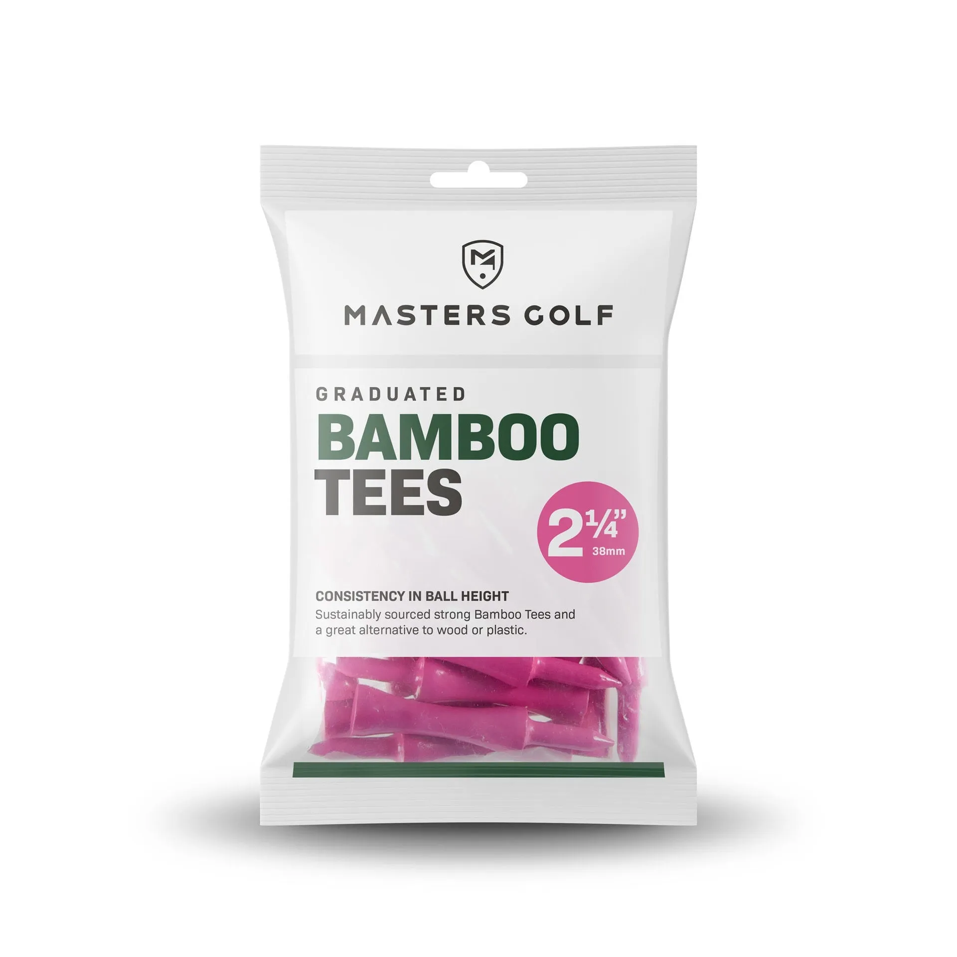 Bamboo Graduated Tees (Bag of 20)-DS