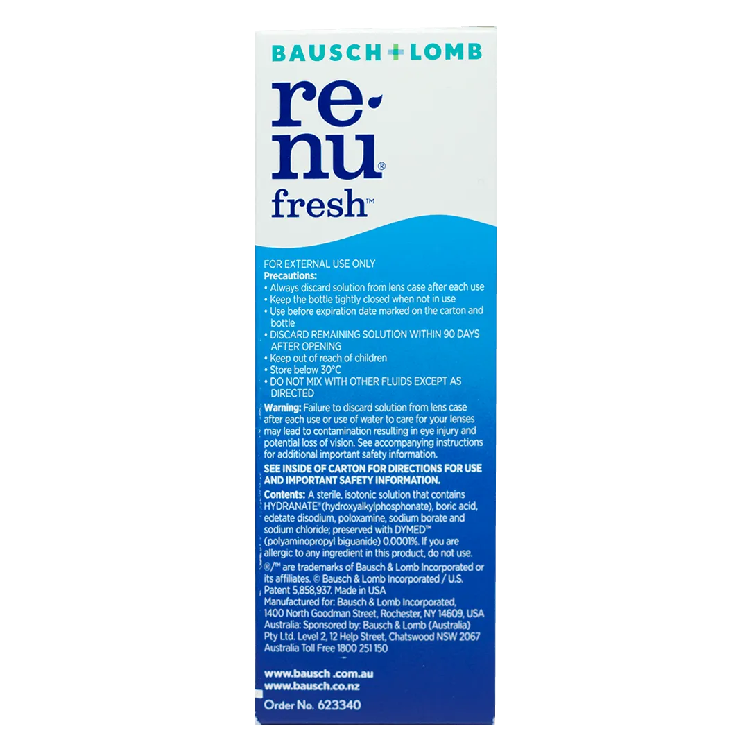 Bausch   Lomb Renu Fresh Multi-Purpose Solution 120mL