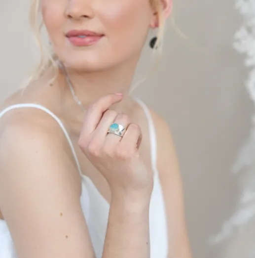 Bayview Ring - Turquoise Gradient