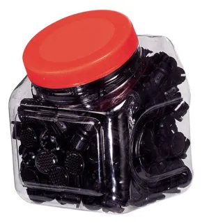 BBB Cycling End Caps Candy Box 250Pcs Carbon