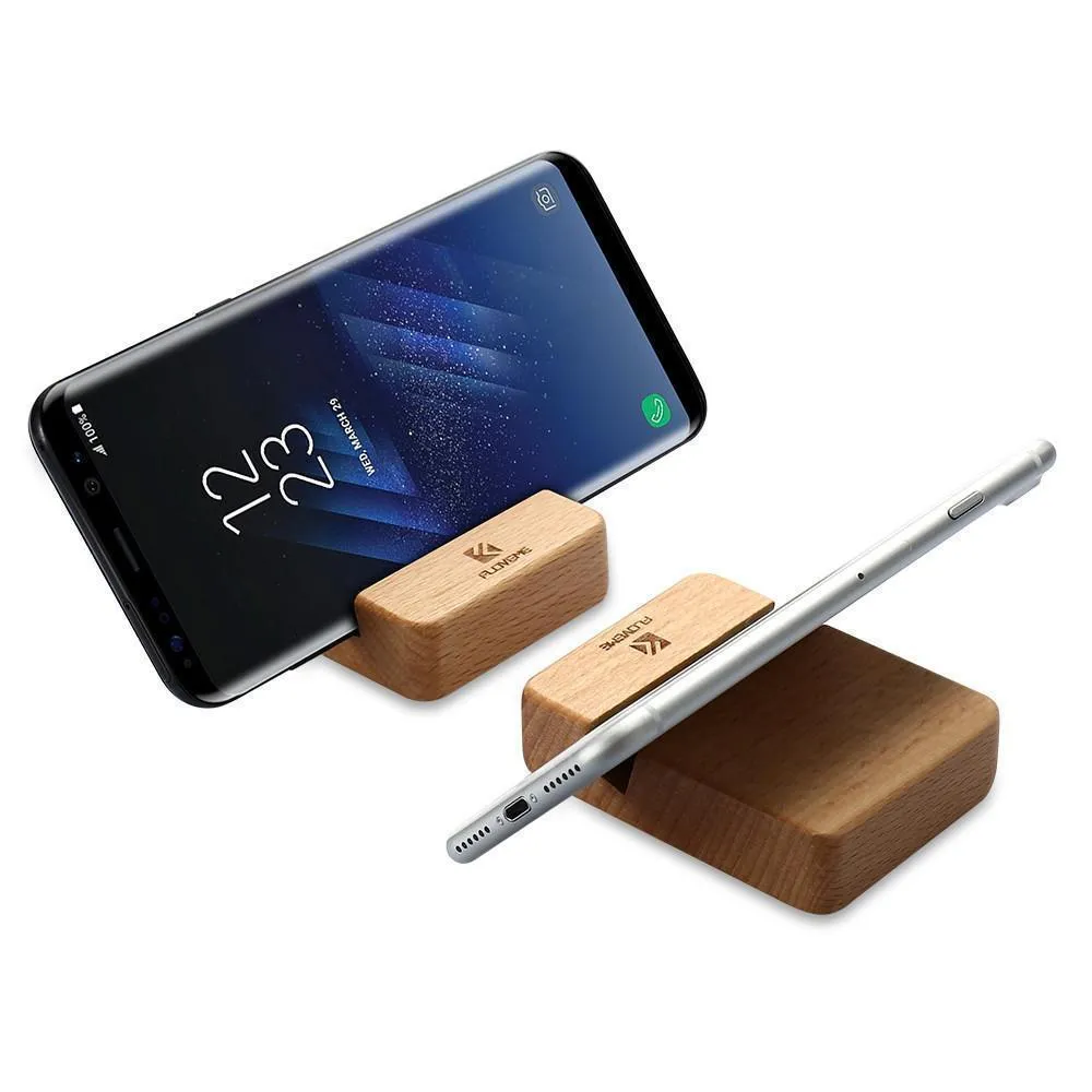 Beech Wood Phone Stand Holder