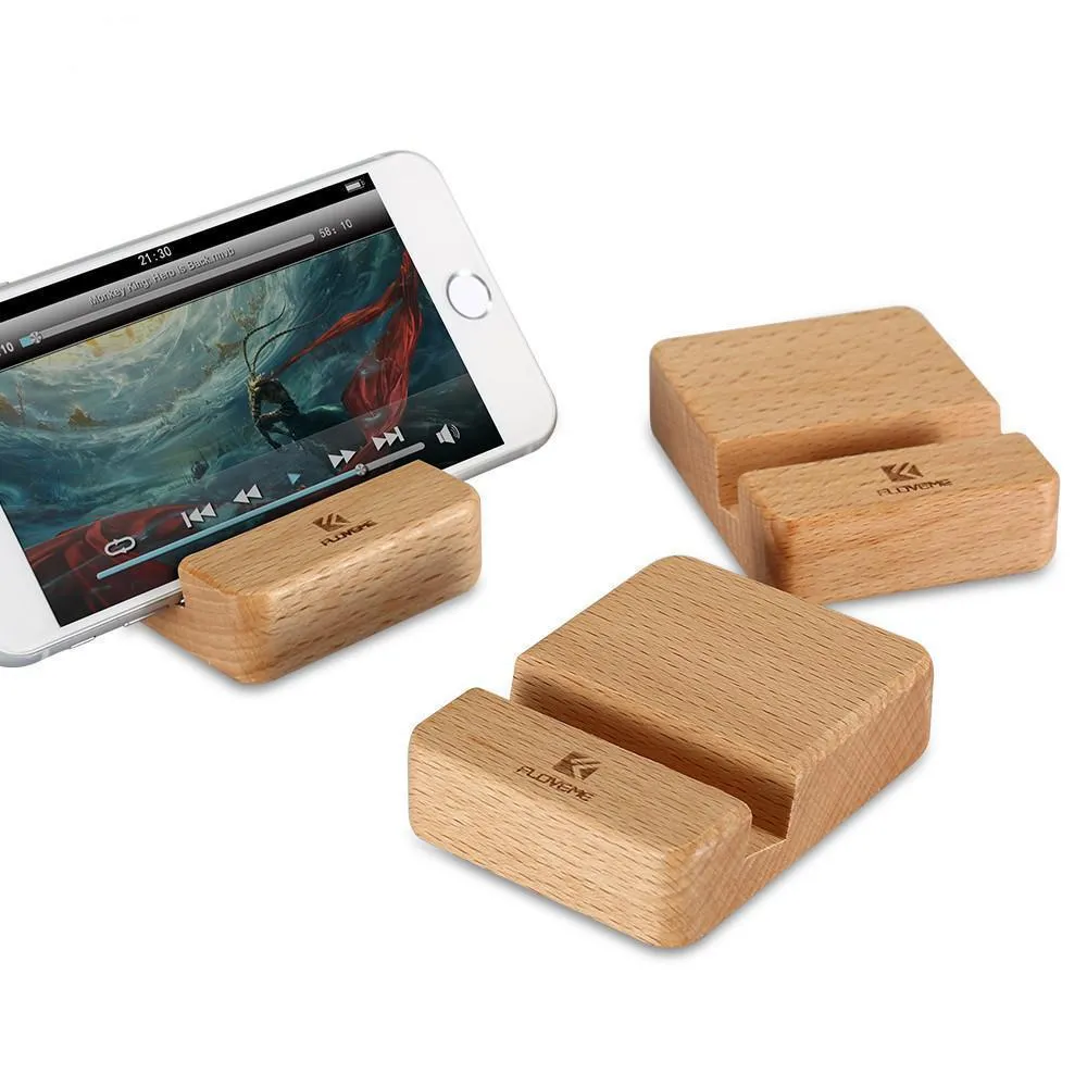 Beech Wood Phone Stand Holder
