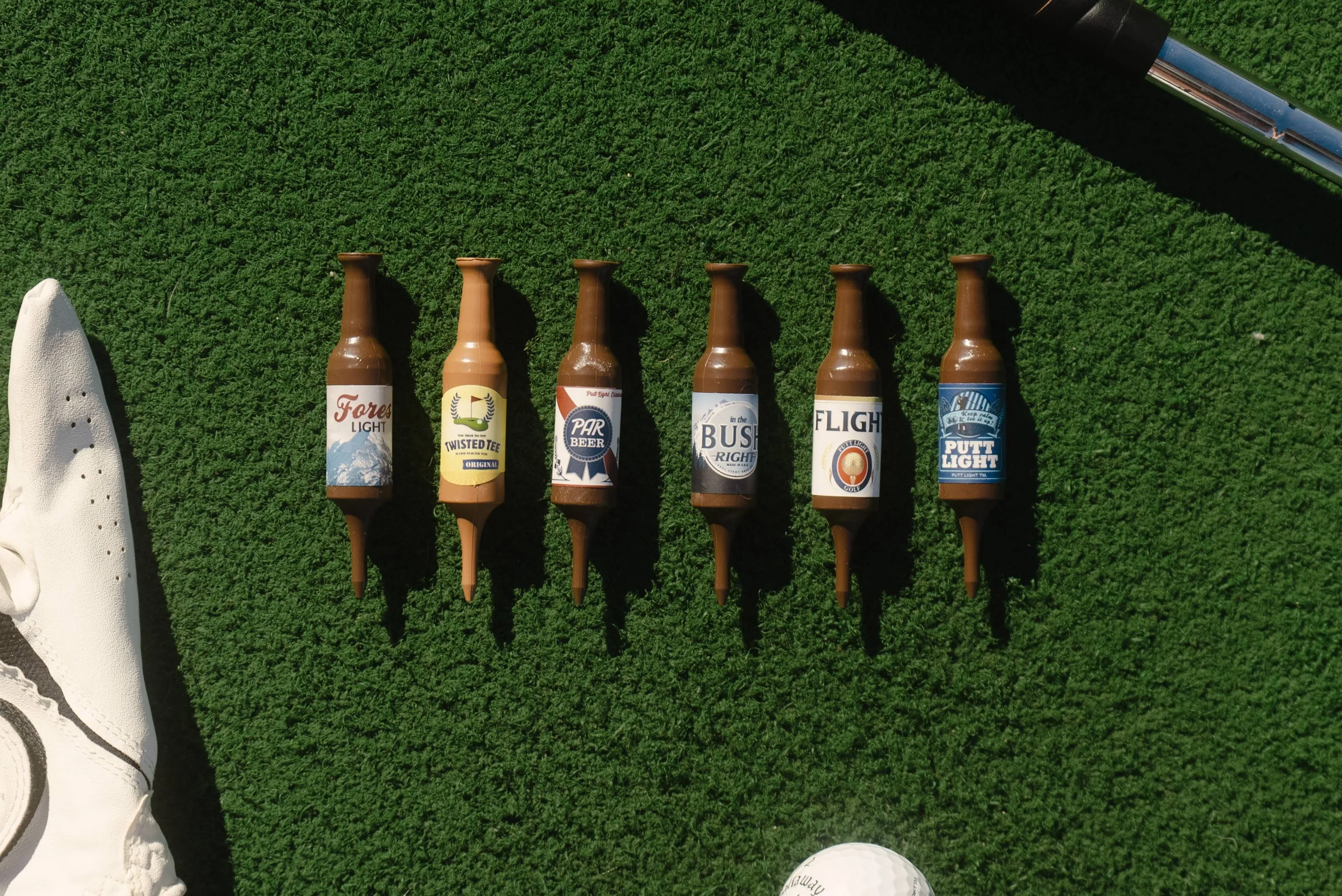 Beer Bottle Golf Tees