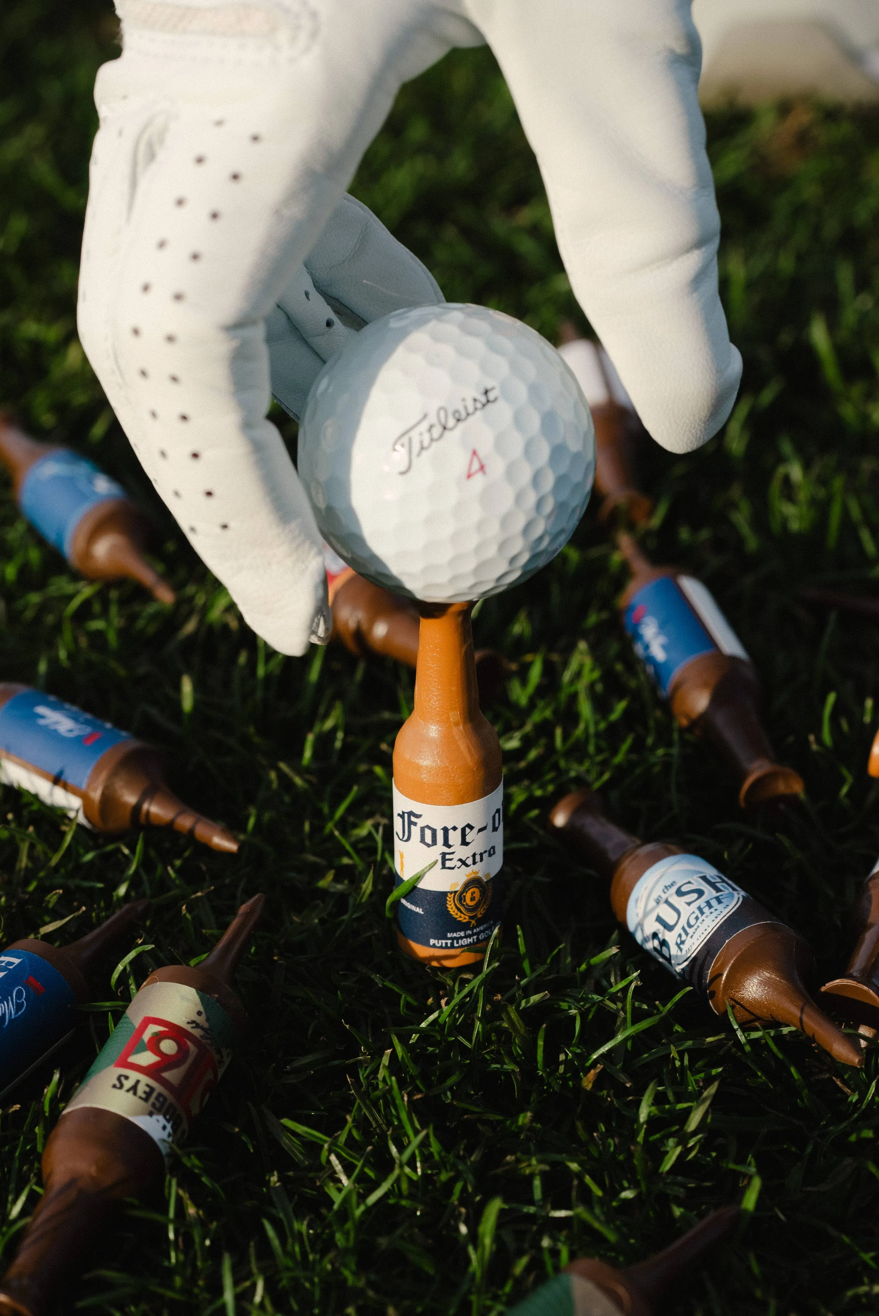 Beer Bottle Golf Tees