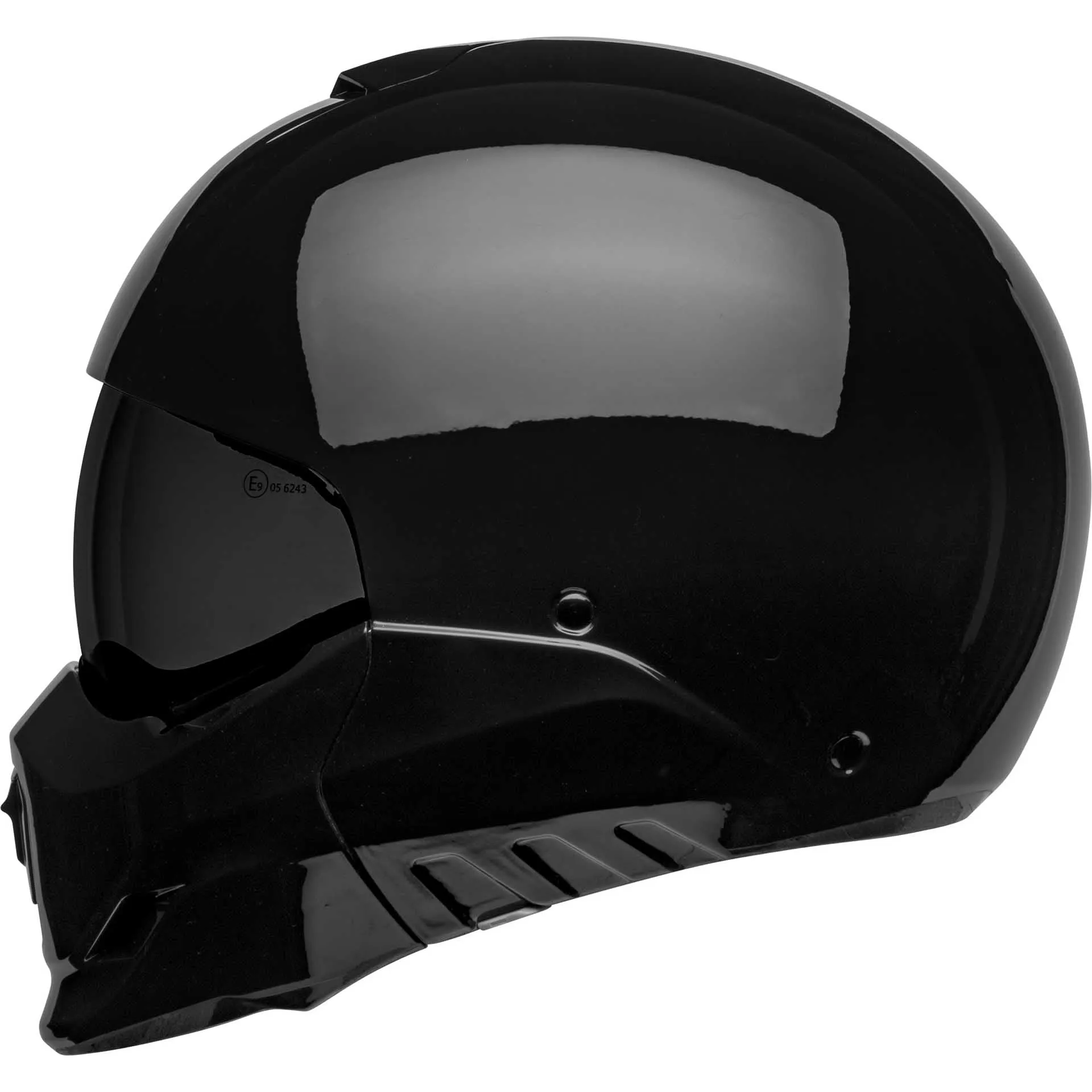 Bell Broozer Motorcycle Full Face Helmet Gloss Black