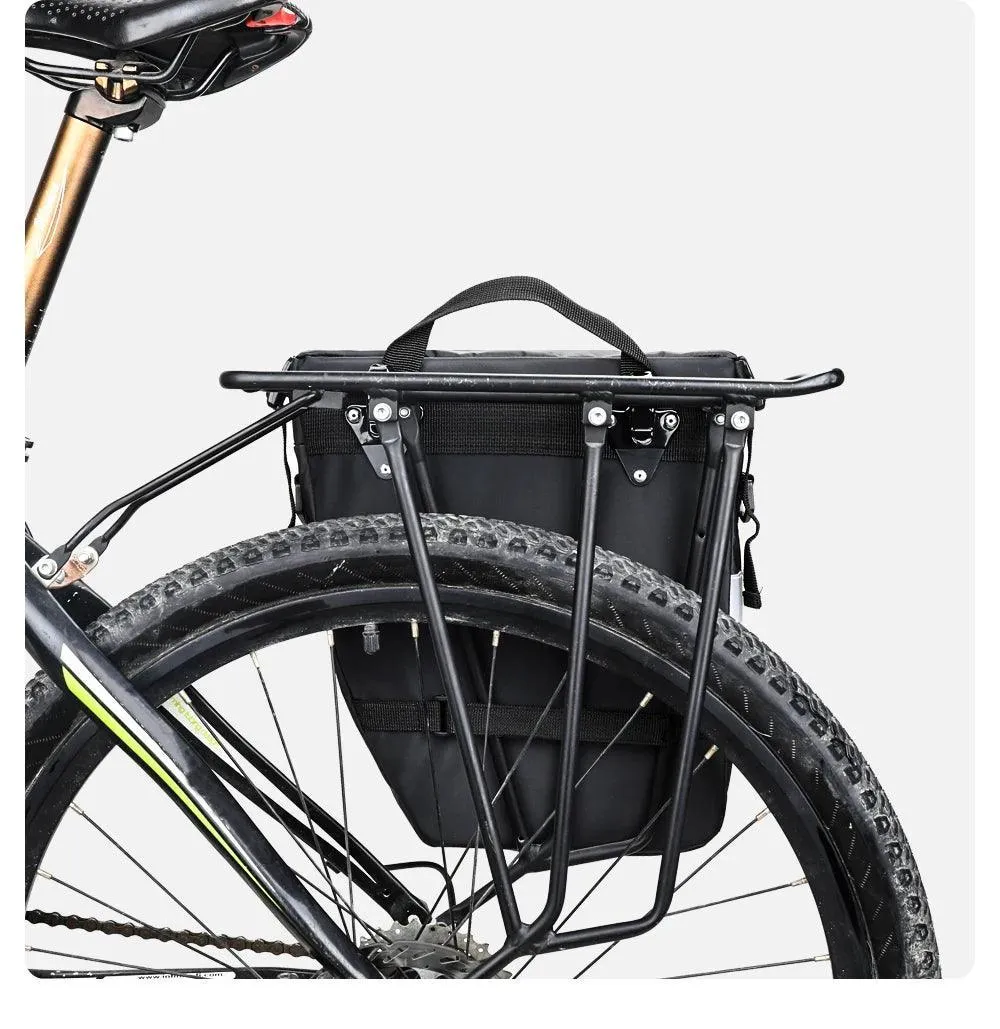 Bike Pannier Bag 3 In 1 Big Capacity With Rain Cover Rear Rack Seat Trunk Bags For Mtb Road Folding Bicycles E-Bike