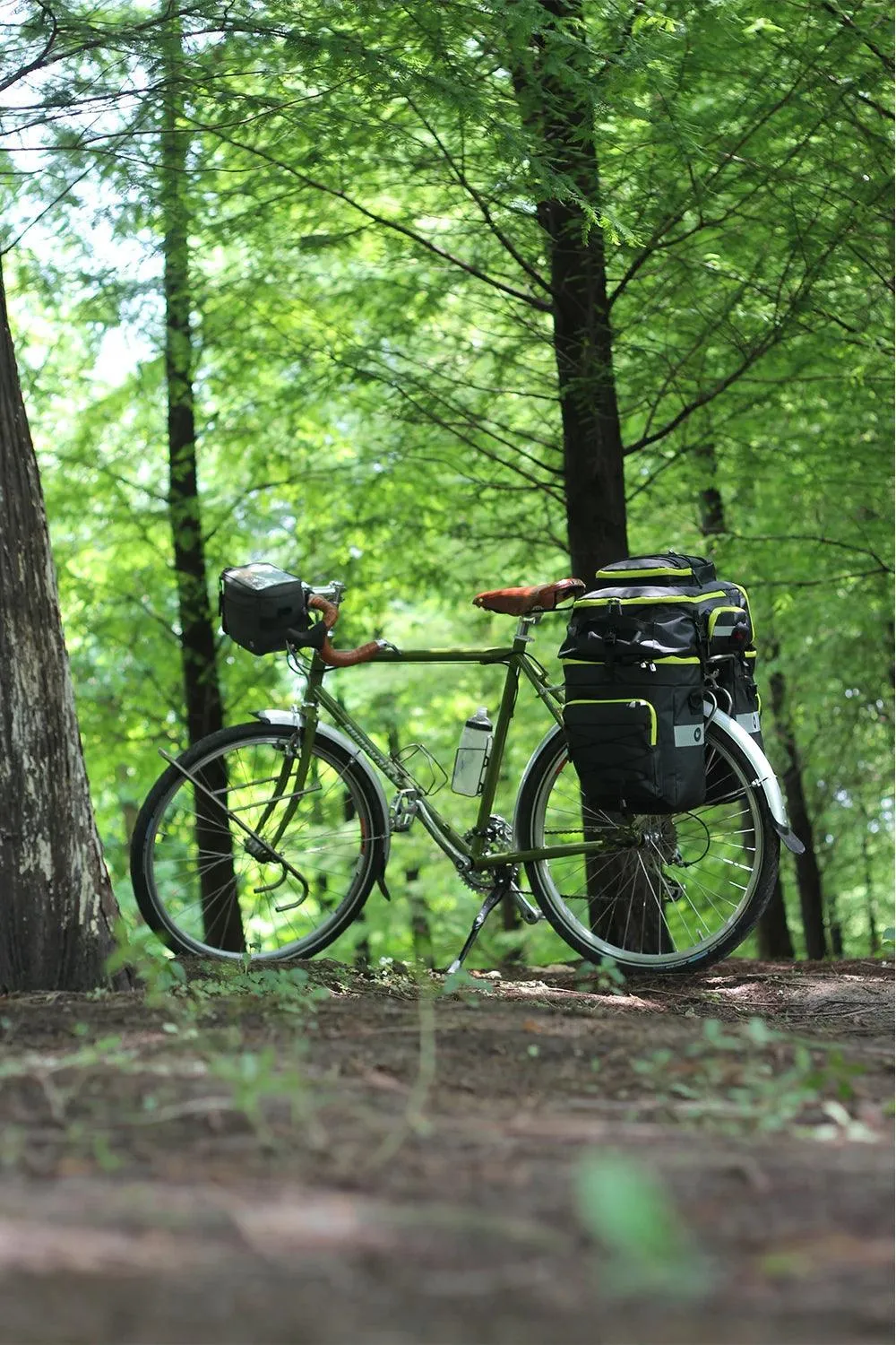 Bike Pannier Bag 3 In 1 Big Capacity With Rain Cover Rear Rack Seat Trunk Bags For Mtb Road Folding Bicycles E-Bike