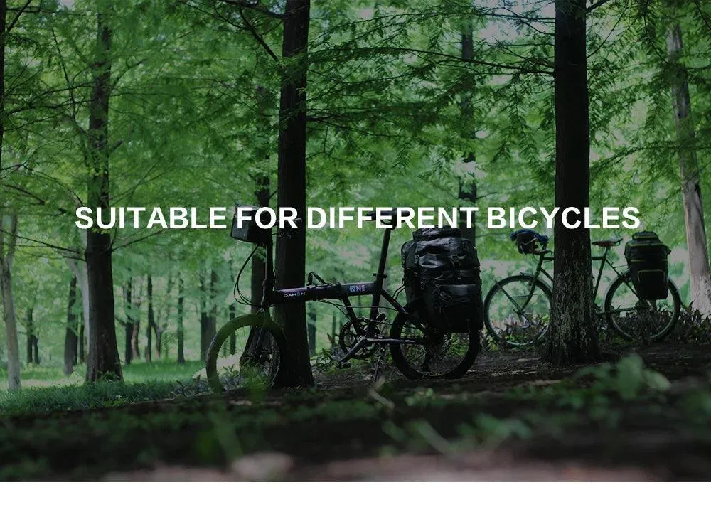Bike Pannier Bag 3 In 1 Big Capacity With Rain Cover Rear Rack Seat Trunk Bags For Mtb Road Folding Bicycles E-Bike