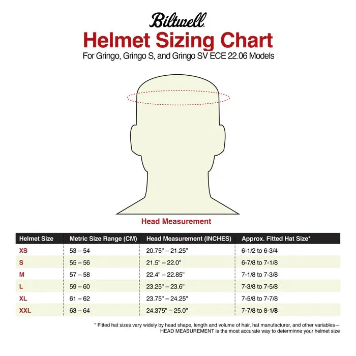 BILTWELL GRINGO HELMET GLOSS VINTAGE WHITE