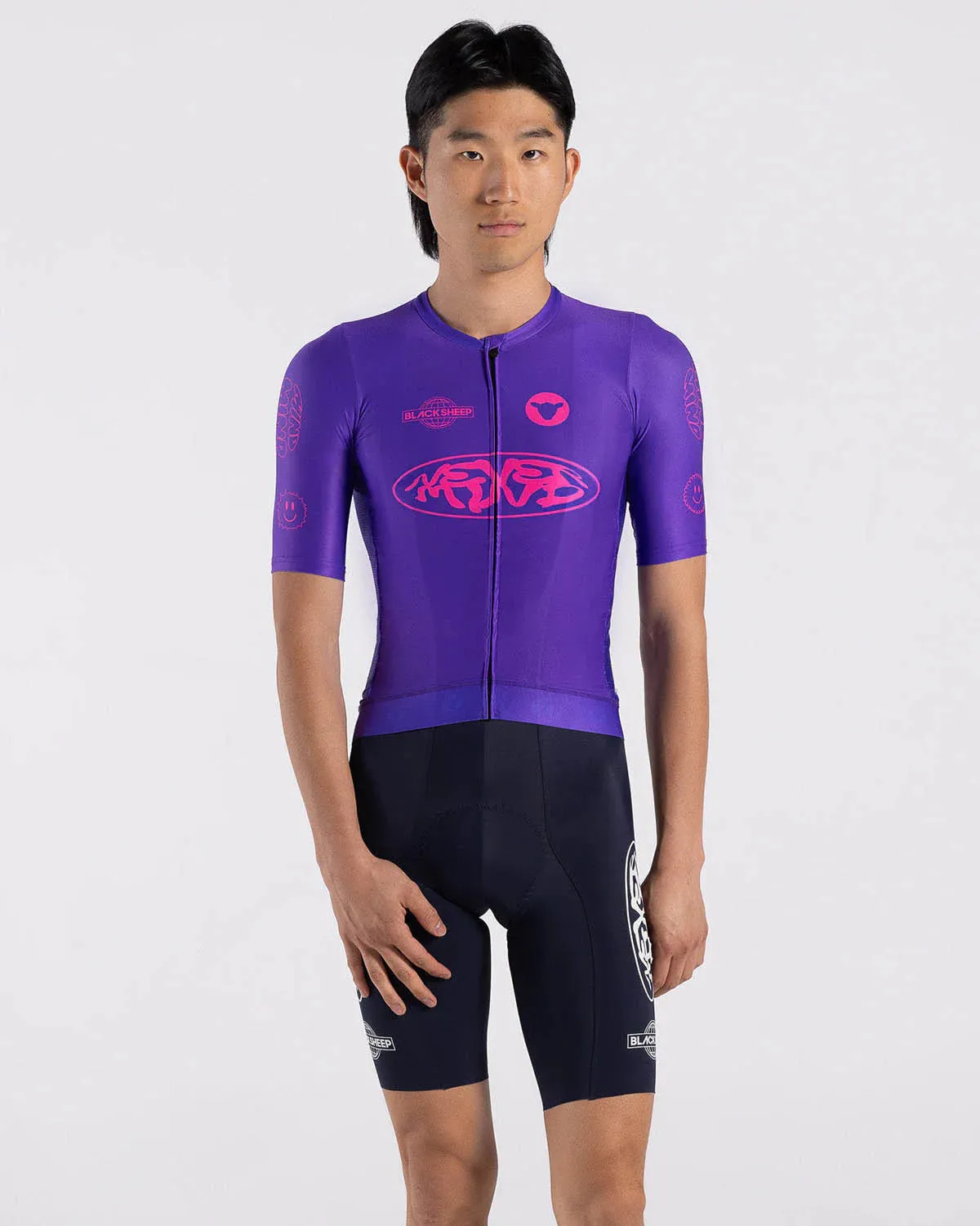 Black Sheep Men's Team SS Jersey - Never Mind Purple