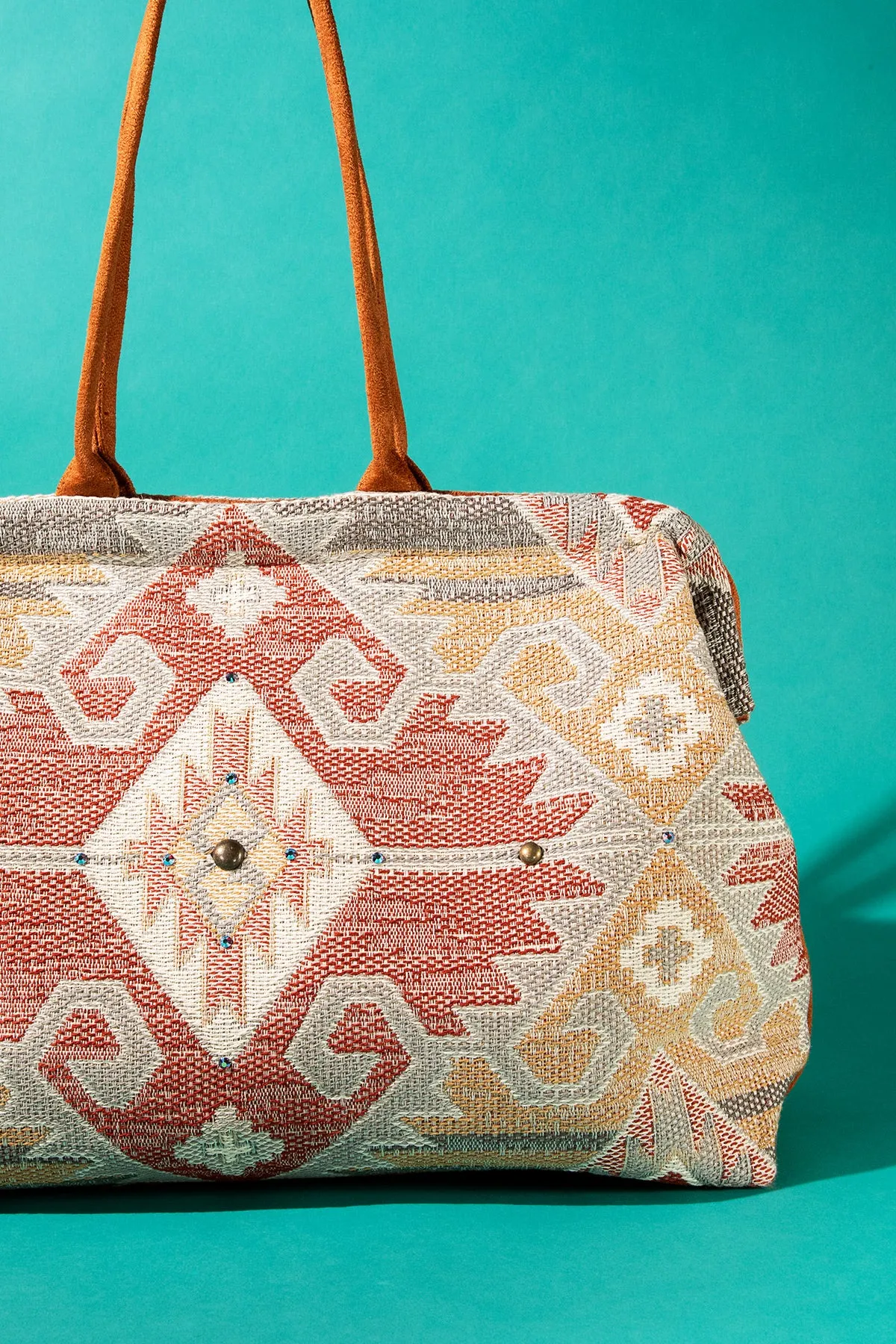 Blaze Pioneer: Modern Tapestry Doctor Bag with Metal Frame