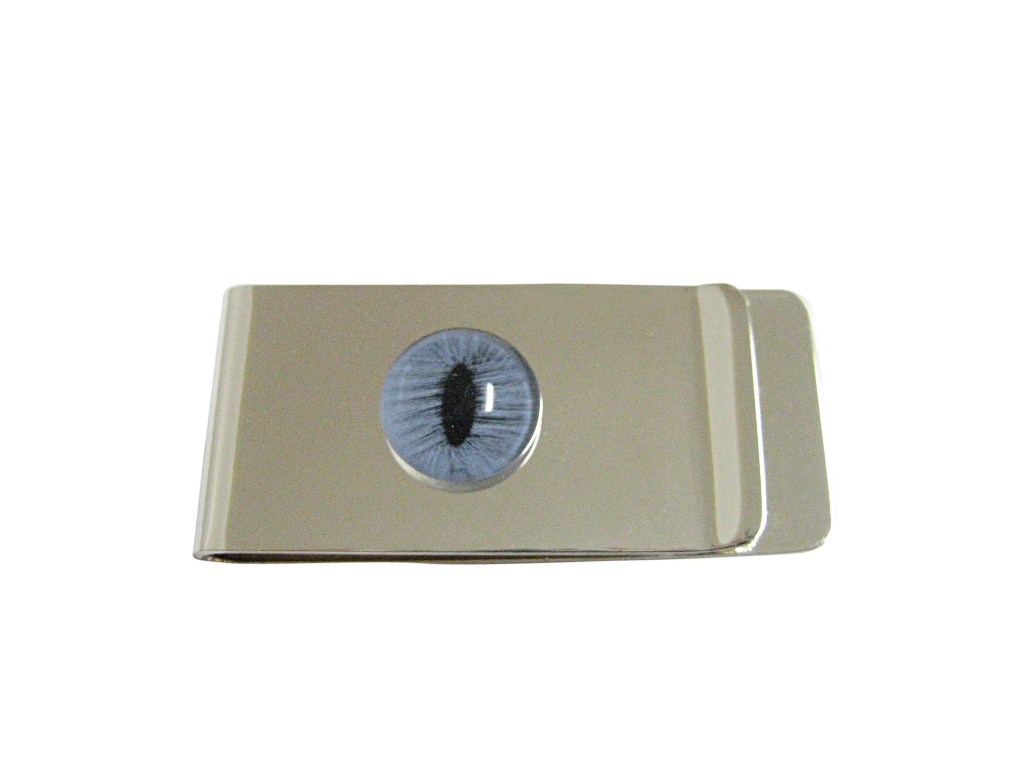 Blue Cat Eye Design Money Clip