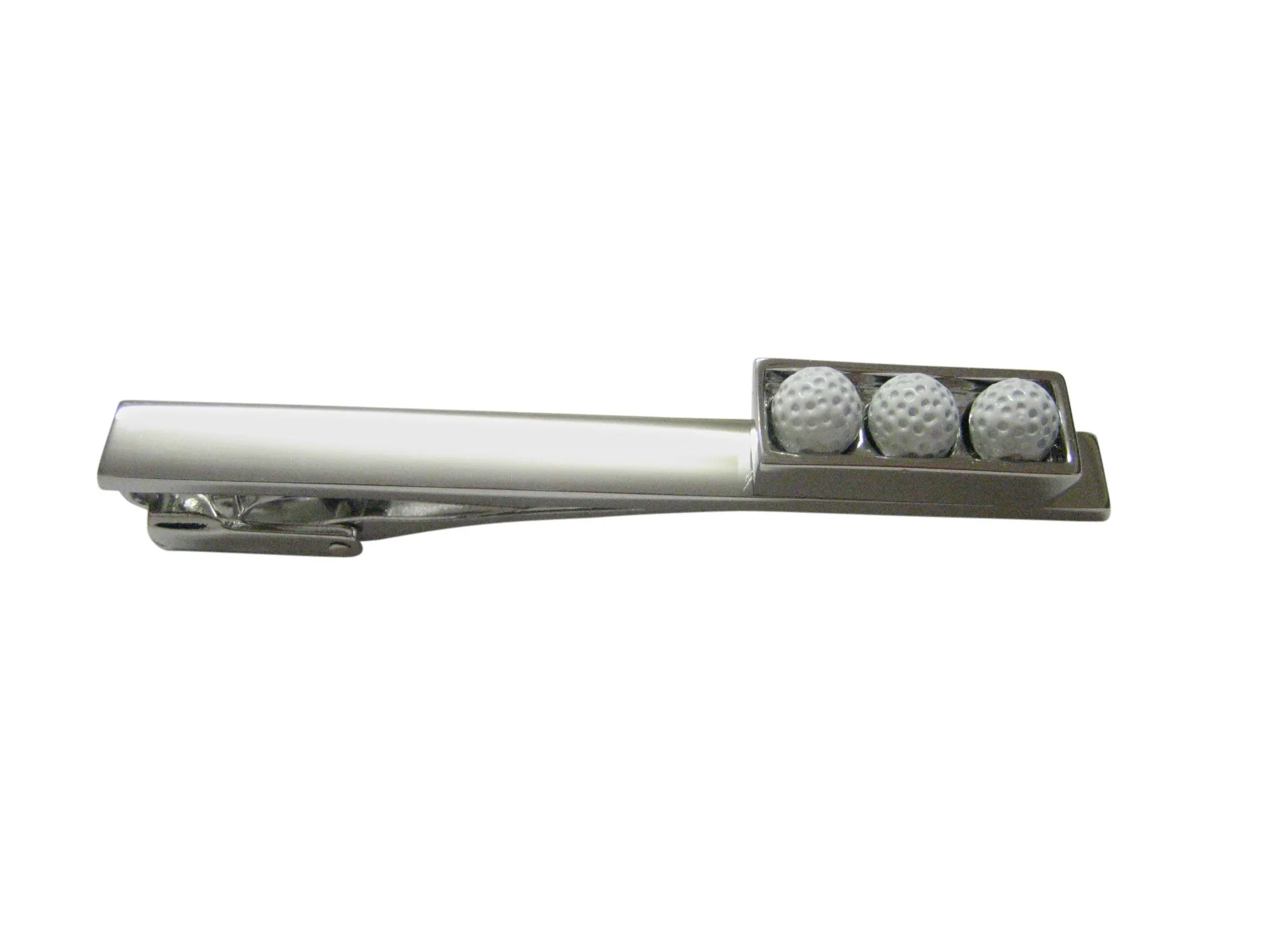 Box of Golf Balls Design Square Tie Clip