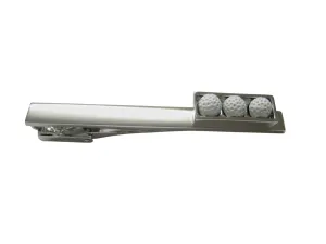 Box of Golf Balls Design Square Tie Clip