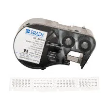 Brady Aggressive Adhesive Multi-Purpose Nylon Labels with Ribbon for BMP41 BMP51 - 0.5" x 1"| Buy online