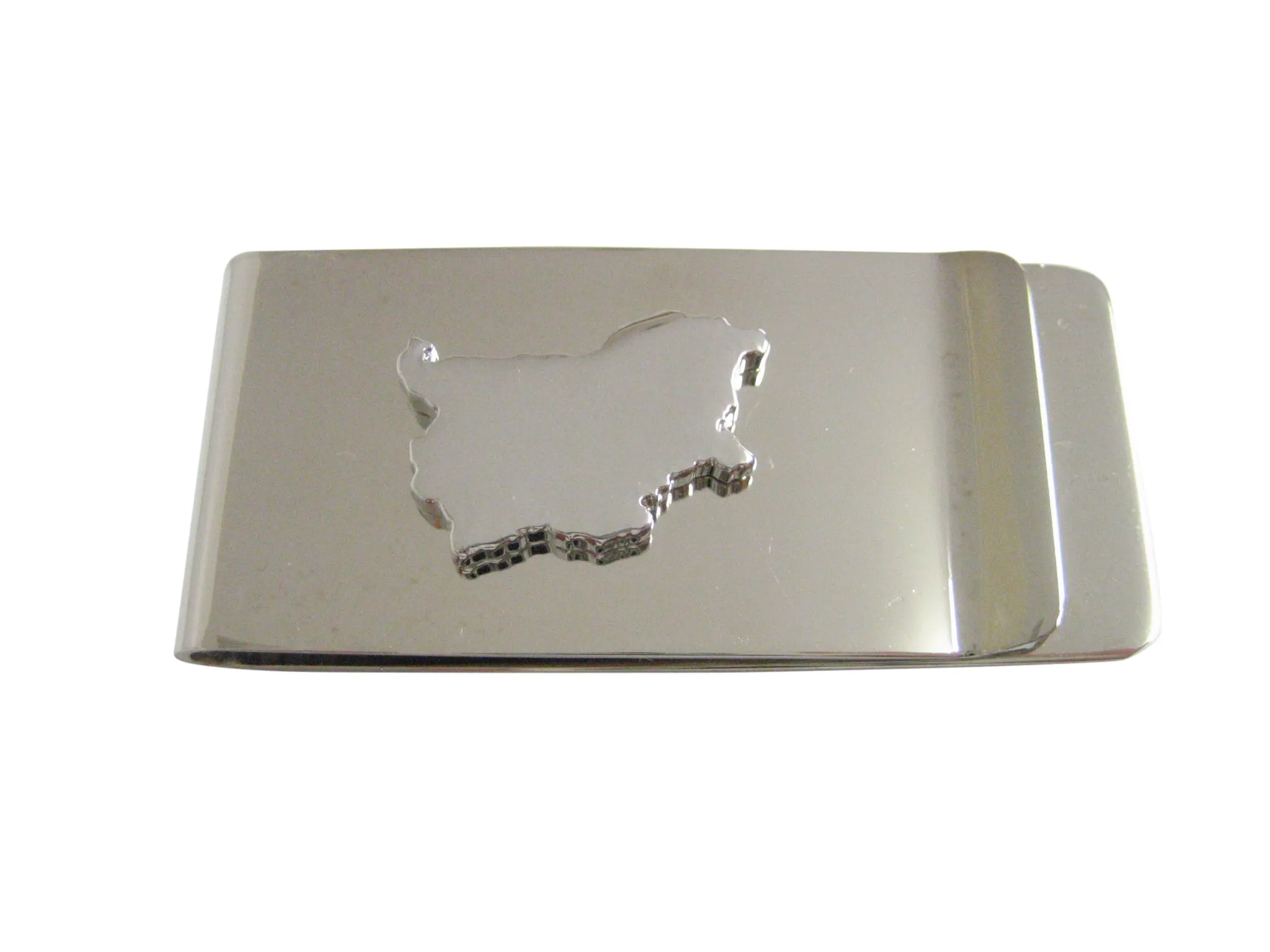 Bulgaria Map Shape Money Clip