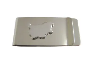 Bulgaria Map Shape Money Clip