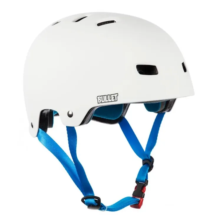 Bullet x Santa Cruz Screaming Hand Matt White Helmet Size L/XL
